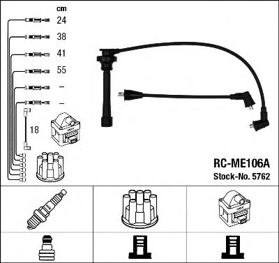NGK 5762 Ignition Cable Kit